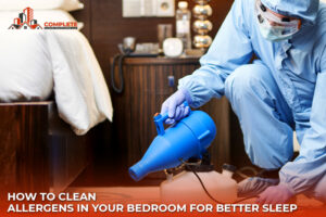 clean allergens in bedroom